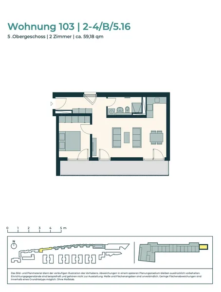 Zuhause mit 2 Zimmern und Balkon in Friedenau — photo 1